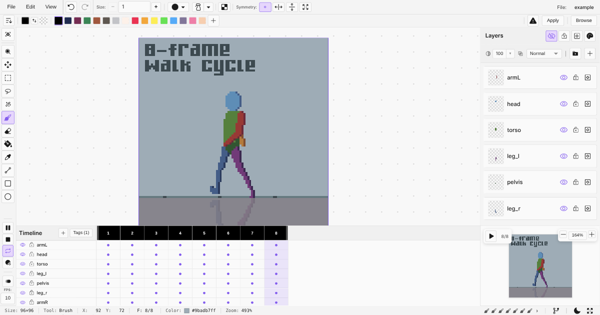 Hello World! Let's create pixel art!