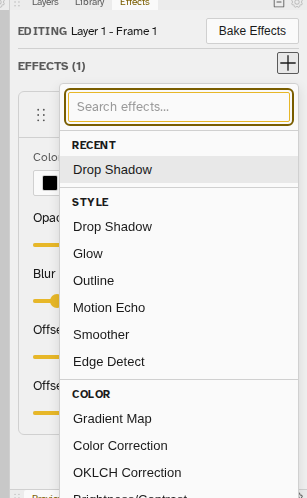 Layer Effects - Novaboard Documentation
