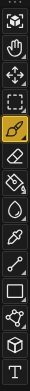 Tool panel showing all available tools