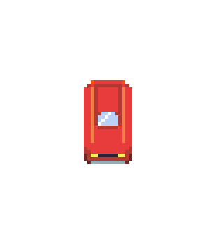 Sprite stacked pixel art car rotating in Novaboard