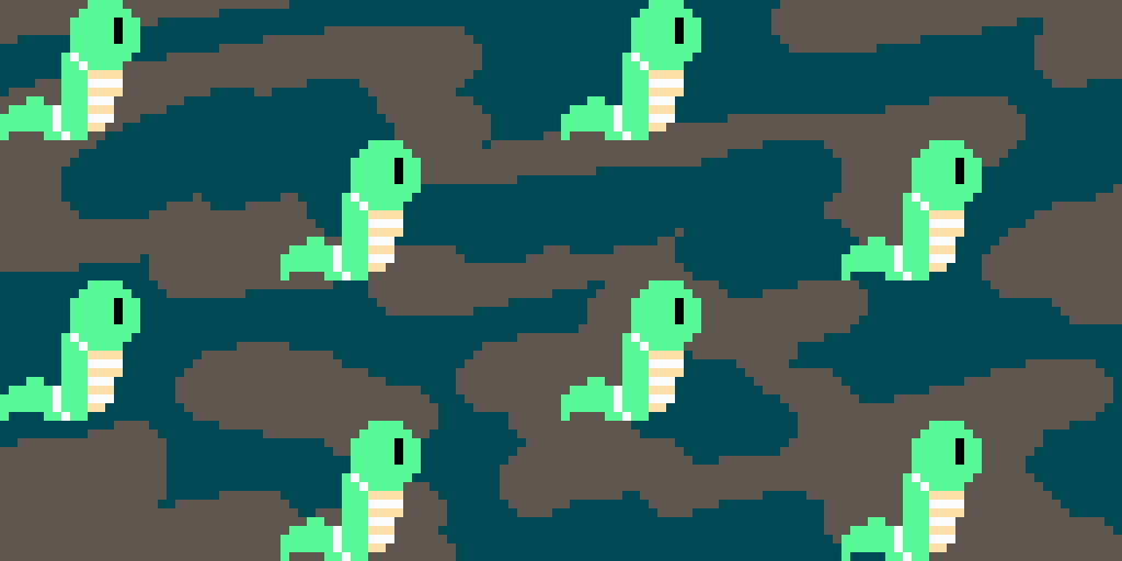 Animated pixel art snakes created in Novaboard
